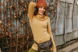 Cozy Cowl Tunic - Golden Sand