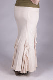 Flamenco Skirt - Cream Solid