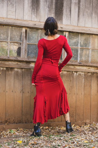 Flamenco Skirts - Red