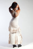 Flamenco Skirt - Cream Vic