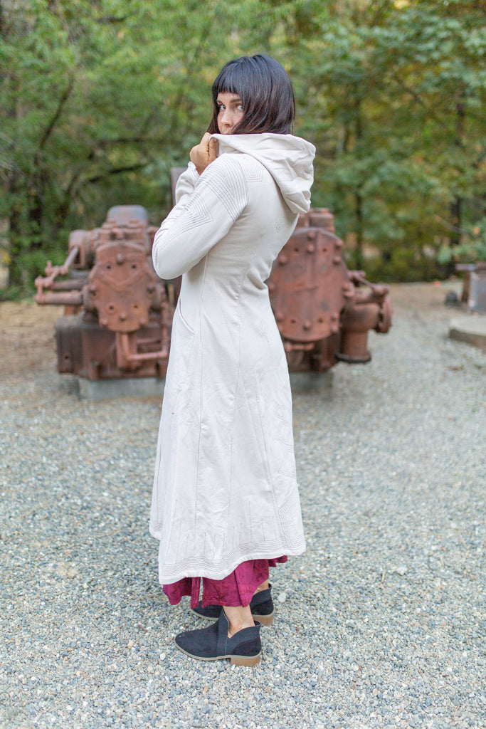 Kaftan Coat - Starduster - Cream