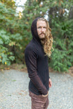 Porous Hoodie - Bamboo- Rusty Black