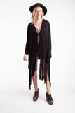 Macrame cardigan Closed back