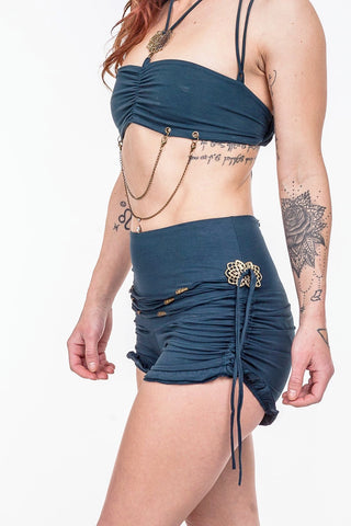 Diamond High Waist Shorts