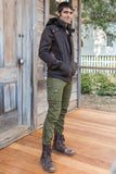 Moto Maxx Pants - Army Green - Stretch Canvas