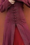 Women's Sirocco Duster Coat - Burgundy