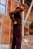 Moto Yoga Sweats - Brown
