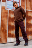 Moto Yoga Sweats - Brown