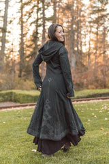 Bamboo Kaftan Coat - Starduster - Deco Black – The Phoenix Rose