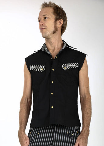 Sleeveless Gayya Shirt