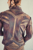 Taurid leather mens cut jacket - anahata designs