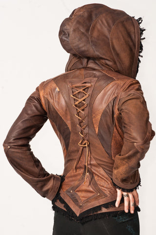 Victory Womens Cut Leather Jacket